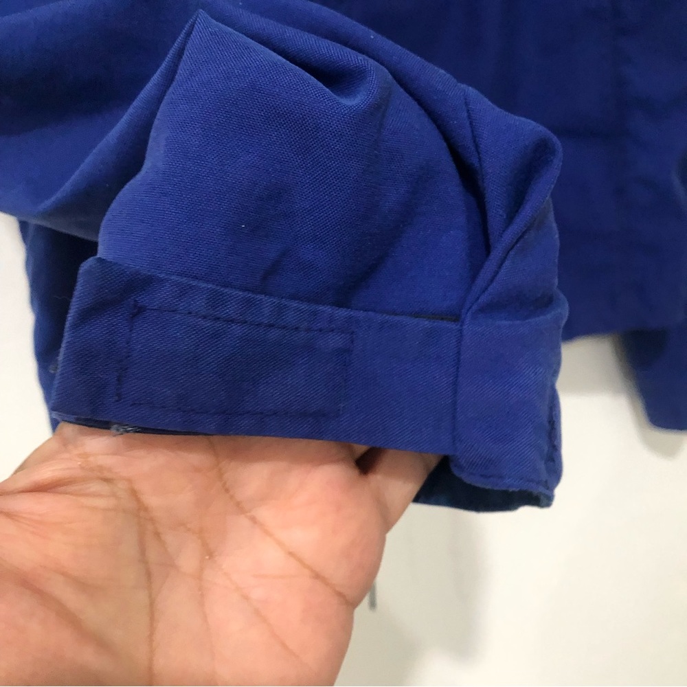 PATAGONIA MEN’S VTG BLUE PURPLE ZIP UP JACKET PACK AWSY HOODIE SMALL - Picture 13 of 16